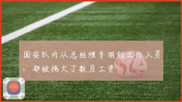 国安队内从总经理李明到工作人员，都被拖欠了数月工资